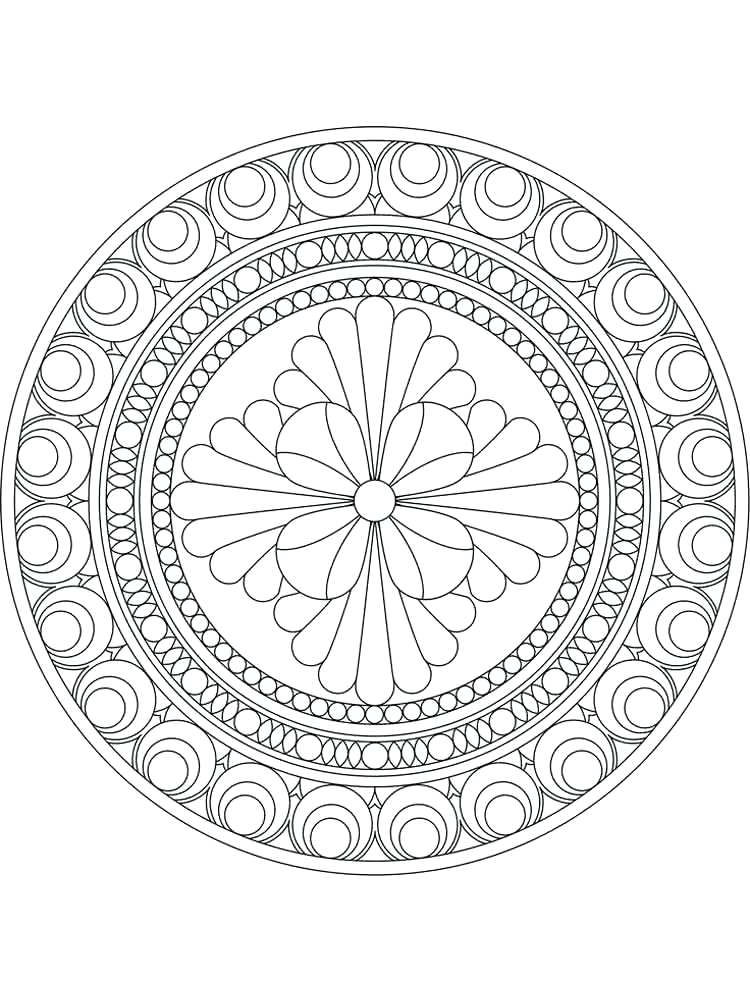 Flower Mandala Coloring Pages Easy Flower Coloring Pages Mandalas 750x1000 Flower Mandala Coloring Pages Easy Flower Coloring Pages Mandalas