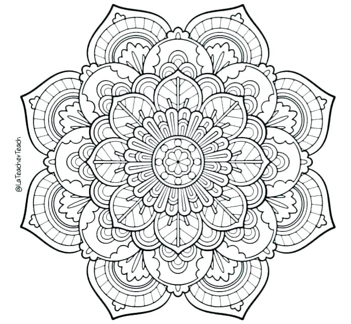 Mandala Coloring Pages Free Online 693x640 Mandala Coloring Pages Free Online