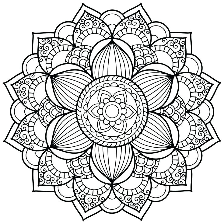 Printable Mandala Coloring Pages For Adults Mandala Coloring Pages 736x736 Printable Mandala Coloring Pages For Adults Mandala Coloring Pages