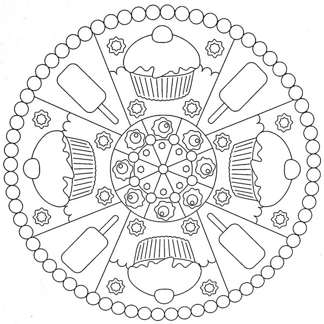 640x640 Mandala Coloring Pages For Kids Mandala Coloring Pages Free