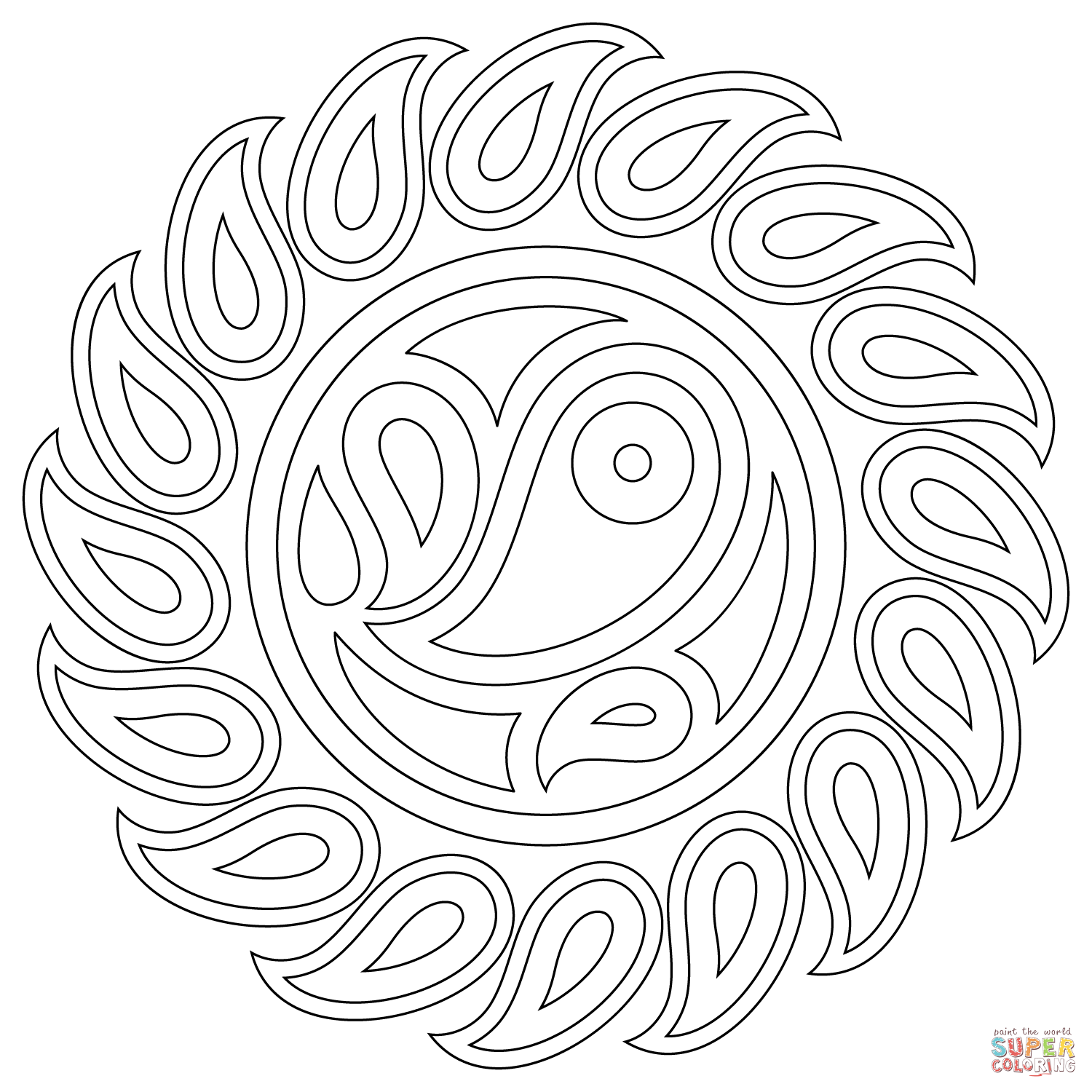 Mandala Coloring Pages Online Sharry Me 1500x1500 Mandala Coloring Pages Online Sharry Me