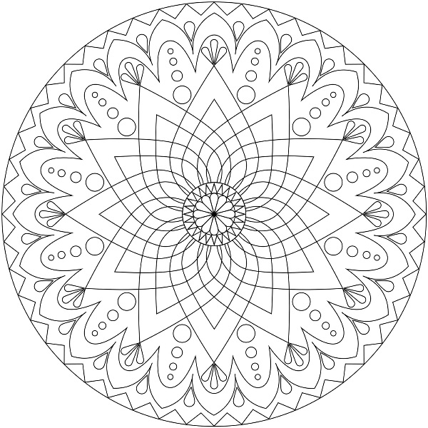Printable Mandala Coloring Pages For Kid Mandala Coloring Pages 600x600 Printable Mandala Coloring Pages For Kid Mandala Coloring Pages