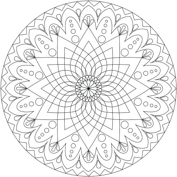 Advanced Mandala Coloring Pages Educational Coloring Pages 600x600 Advanced Mandala Coloring Pages Educational Coloring Pages