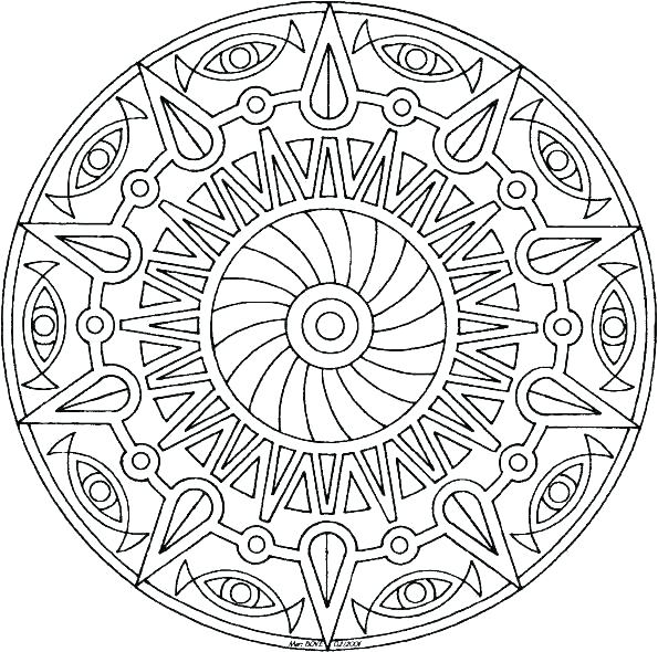 Printable Mandala Coloring Pages Mandala Coloring Pages Mandala 595x590 Printable Mandala Coloring Pages Mandala Coloring Pages Mandala