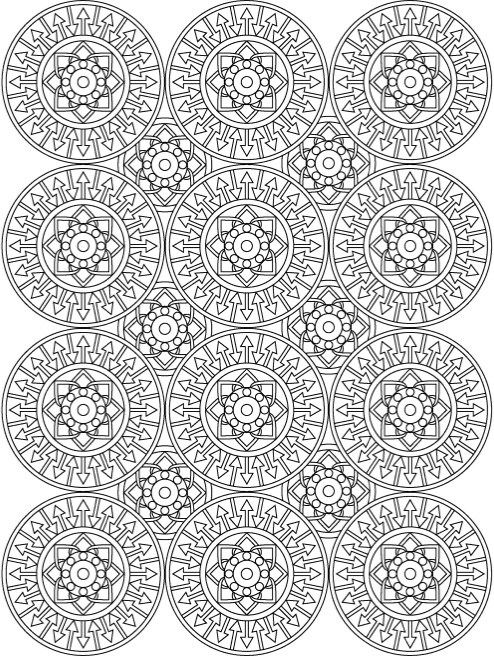 494x656 Mandala Coloring Books Of The Best Coloring Books For Adults