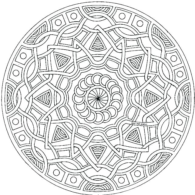 Mandala Design Coloring Pages at GetColorings.com | Free printable ...