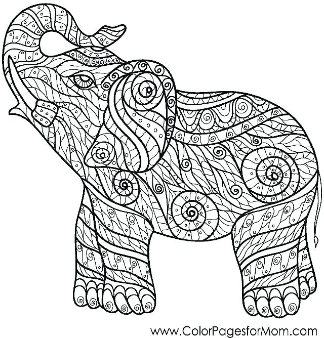 Mandala Elephant Coloring Pages at GetColorings.com | Free printable ...