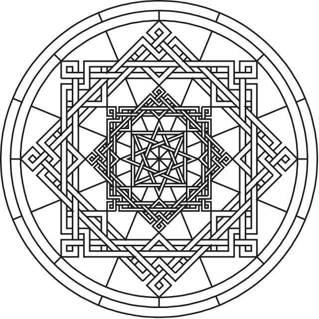 Mandala Flower Coloring Pages Difficult at GetColorings.com | Free ...