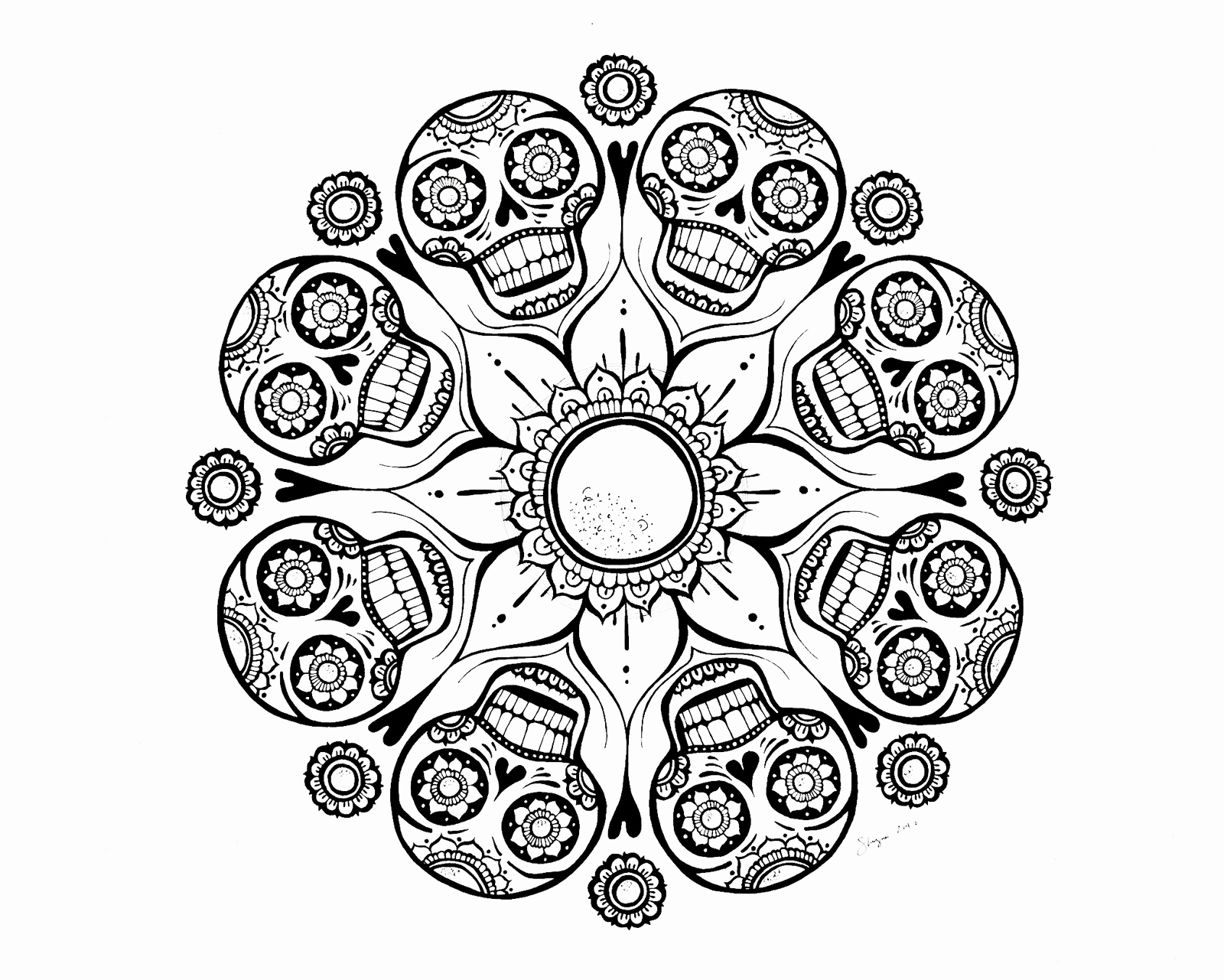 1600x1281 Skull Coloring Pages To Print Inspirational Unique Lotus Flower
