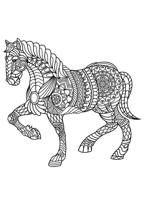 Bildresultat Mandala Horse Coloring Pages Adult Coloring 564x797 Bildresultat Mandala Horse Coloring Pages Adult Coloring