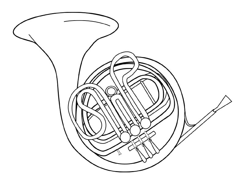 800x600 21 Coloring Pages Musical Instruments, Cartoon Music Instruments