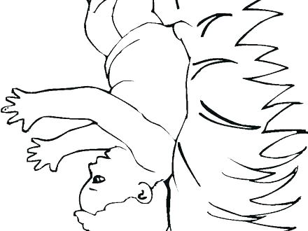 440x330 Manger Coloring Page Baby Coloring Pages Baby In Manger Coloring