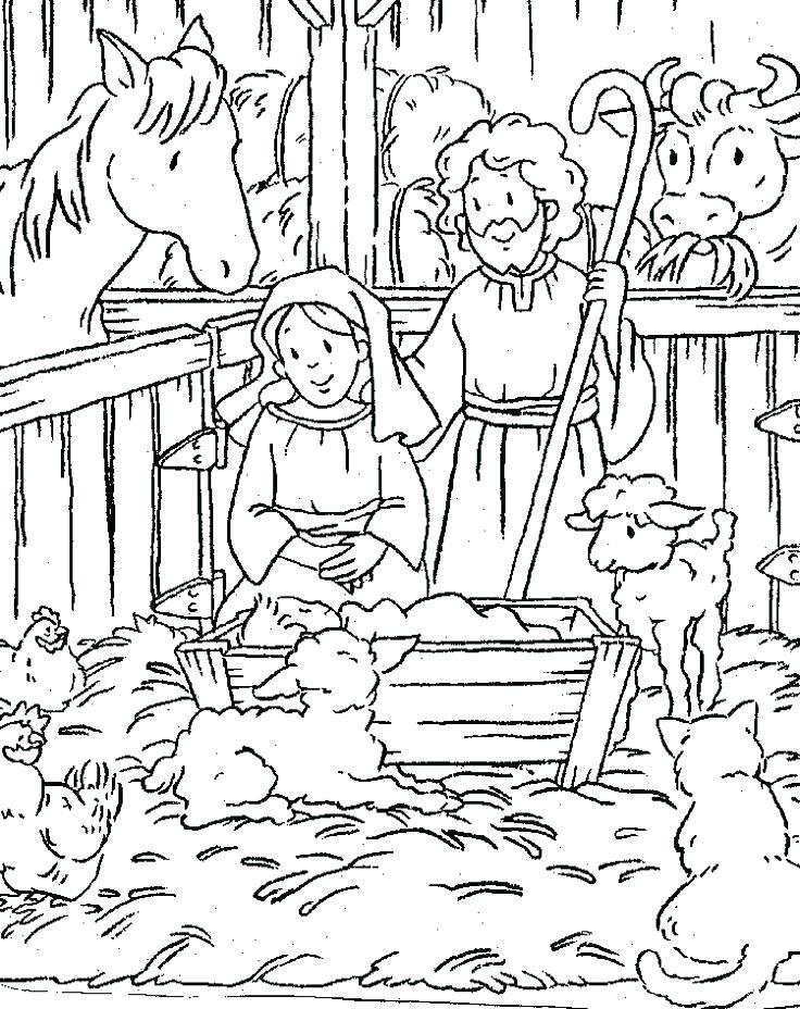 736x928 Manger Coloring Page Nativity Coloring Page Nativity Coloring