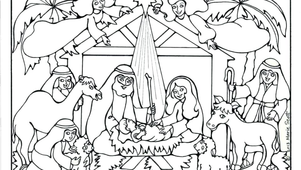 Manger Coloring Pages Baby In Manger Coloring Page Free Printable 960x544 Manger Coloring Pages Baby In Manger Coloring Page Free Printable