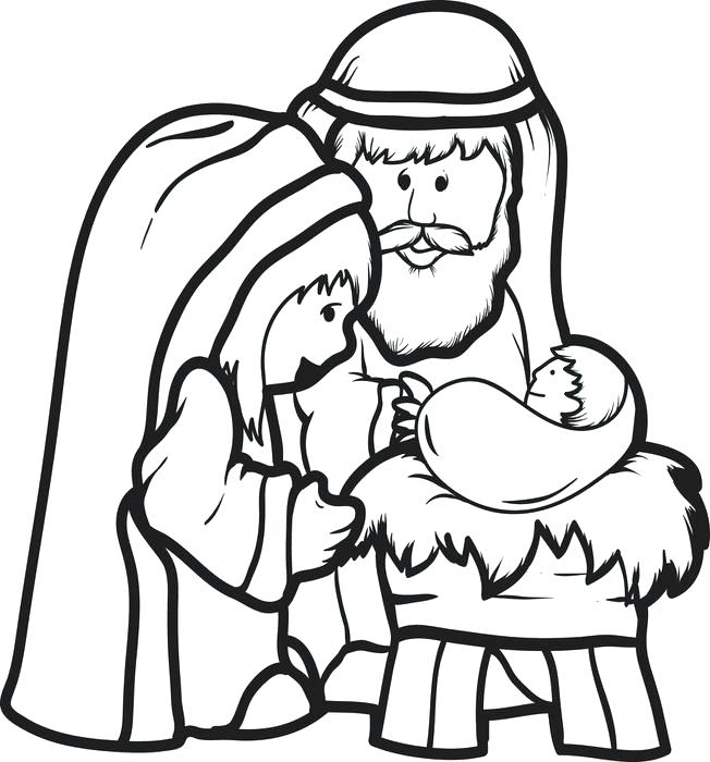 652x700 Manger Coloring Nativity Scene Coloring Page Sheet Manger Coloring