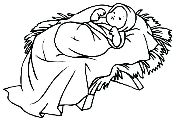 Free Nativity Coloring Pages Baby Coloring Pages Printable Baby 600x403 Free Nativity Coloring Pages Baby Coloring Pages Printable Baby