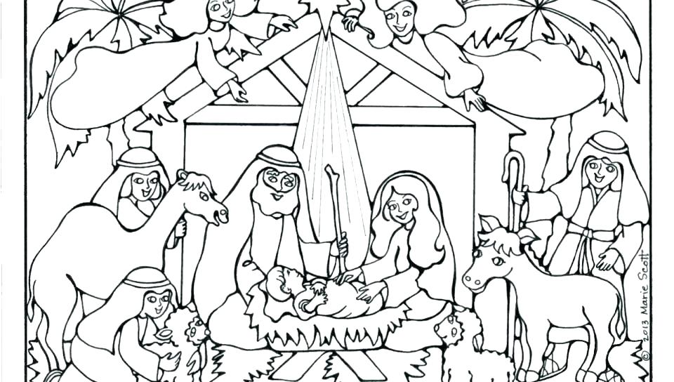 Free Nativity Coloring Pages For Kids Free Nativity Coloring Pages 960x544 Free Nativity Coloring Pages For Kids Free Nativity Coloring Pages