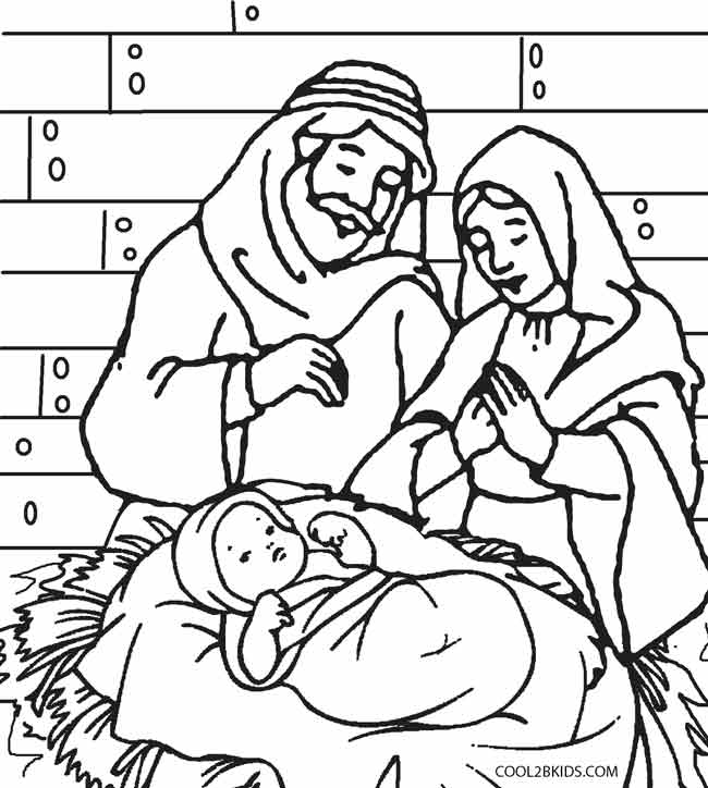 Printable Nativity Scene Coloring Pages For Kids Cool2bkids 650x724 Printable Nativity Scene Coloring Pages For Kids Cool2bkids