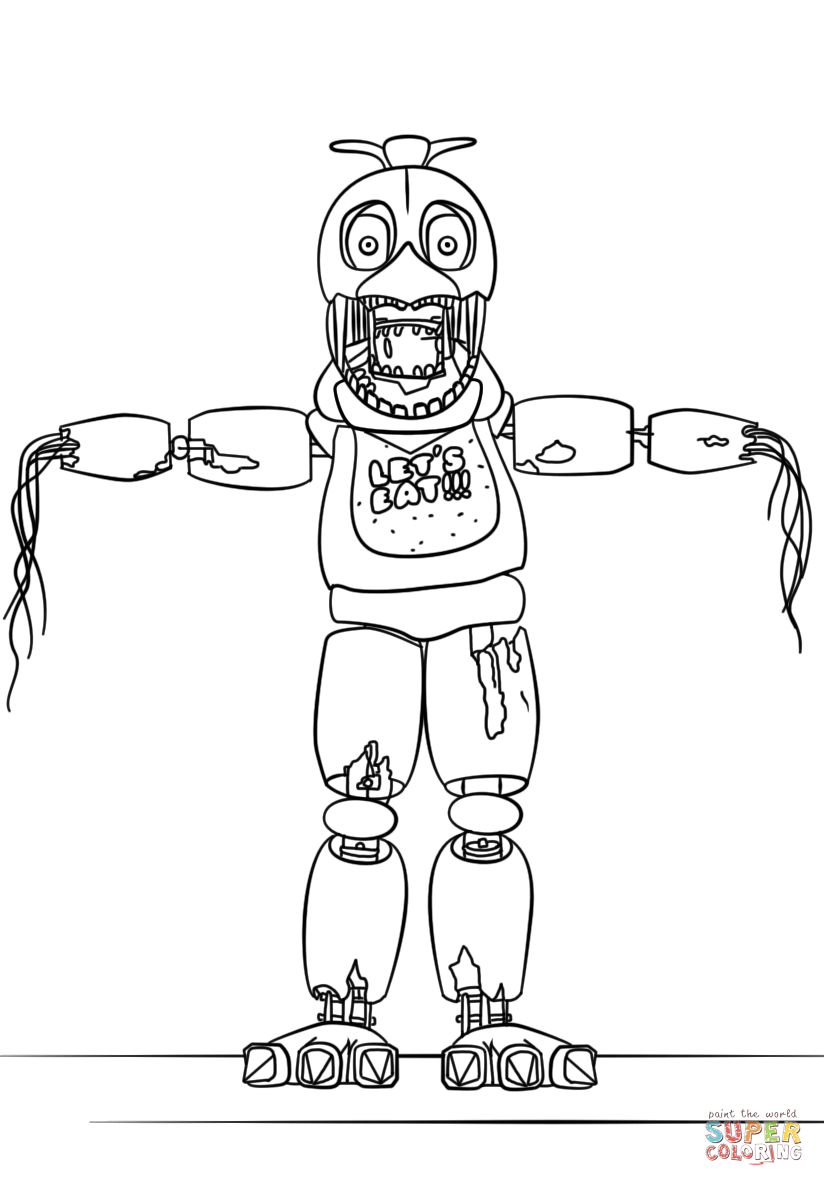 Fnaf Coloring Pages 824x1186 Fnaf Coloring Pages