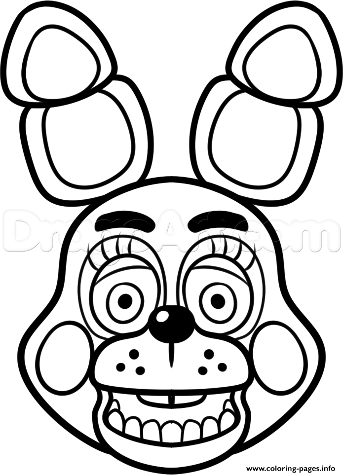 Print Mangle Golden Freddy Face Fnaf Coloring Pages Coloring 695x963 Print Mangle Golden Freddy Face Fnaf Coloring Pages Coloring