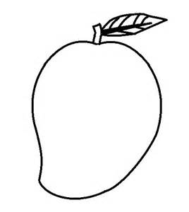 Mango Fruit Coloring Page Coloring Pages 268x300 Mango Fruit Coloring Page Coloring Pages