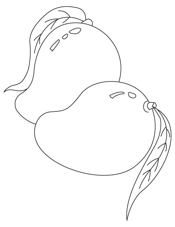 Mango Coloring Pages at GetColorings.com | Free printable colorings ...