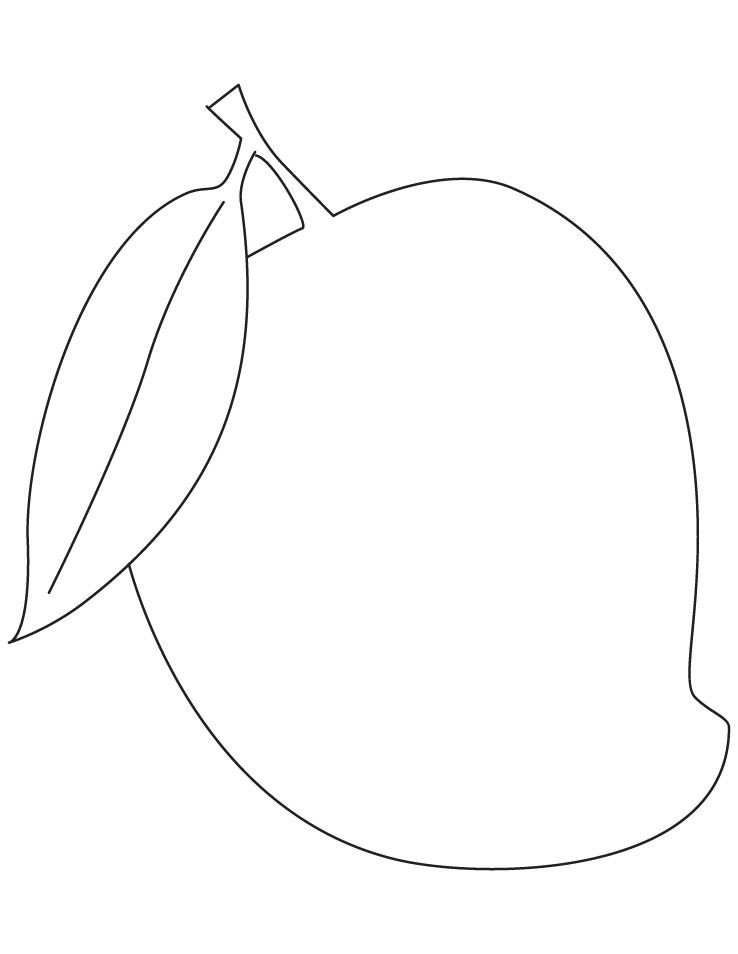 Mango Fruit Coloring Pages Mnm Actividades Para 738x954 Mango Fruit Coloring Pages Mnm Actividades Para