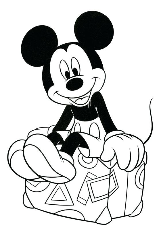 567x850 Mickey Mouse Coloring Sheets Mickey Mouse Manly Minnie And Mickey