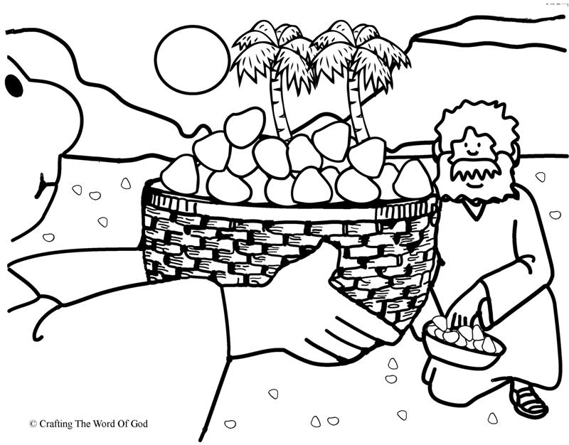 800x626 Manna From Heaven Coloring Page Crafting The Word Of God
