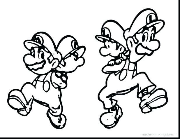 618x476 Coloring Pages Mario Luigi Coloring Pages Coloring Pages Fantastic