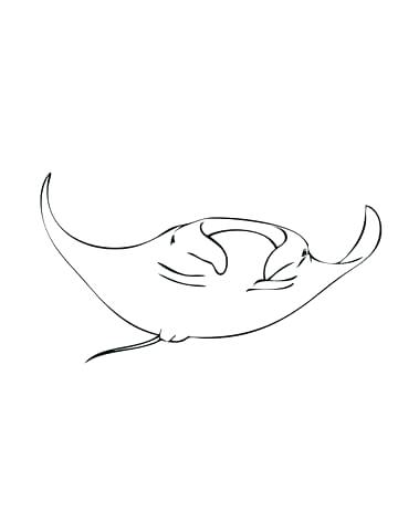 360x480 Manta Ray Coloring Page Click To See Printable Version Of Manta