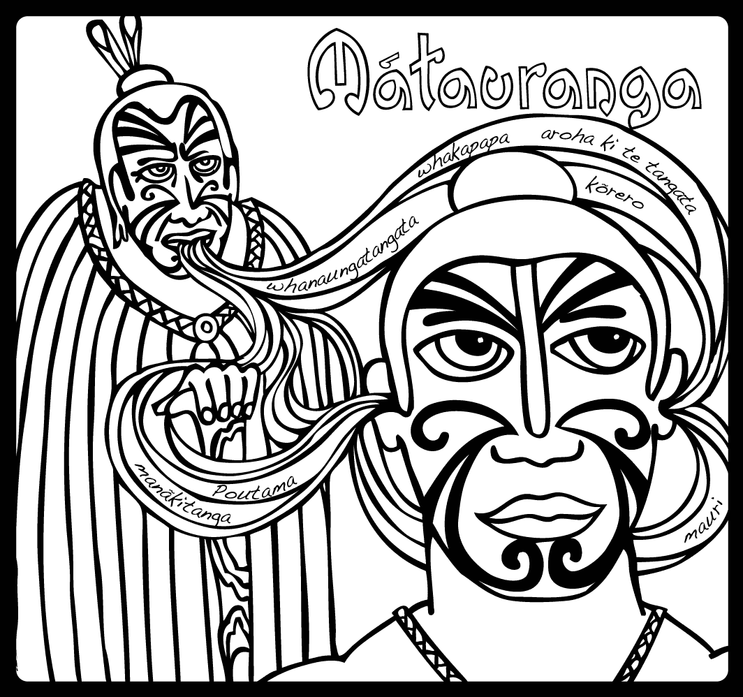 1064x998 Maori Colouring Pages Miss W Maori Maori