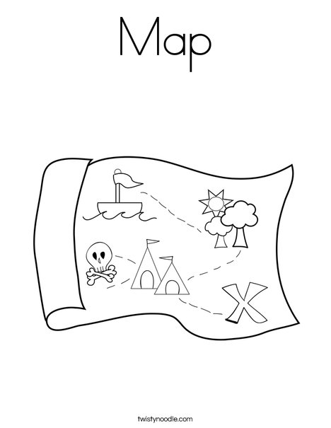 Map Coloring Page 468x605 Map Coloring Page