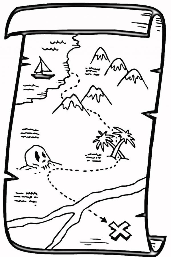 Treasure Map Coloring Page Map Coloring Pages Best Map Coloring 600x902 Treasure Map Coloring Page Map Coloring Pages Best Map Coloring