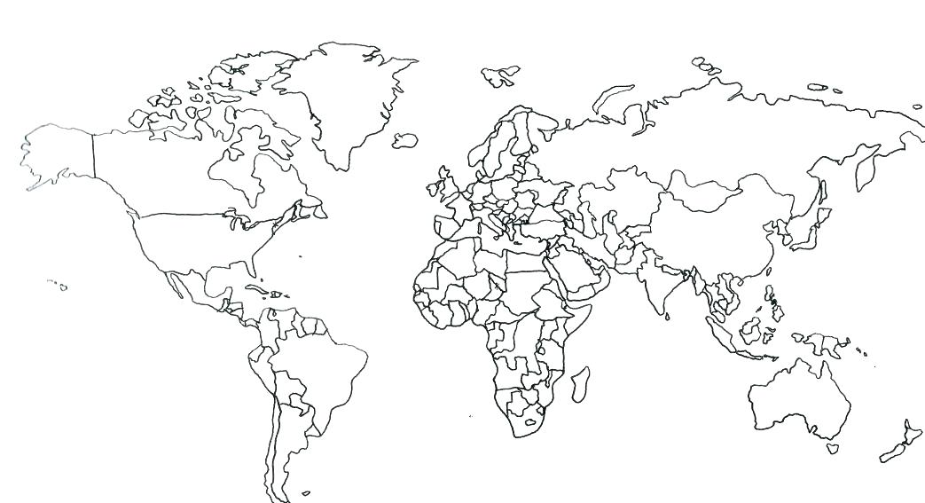 Coloring Page World Map Impair.co 1043x567 Coloring Page World Map Impair.co