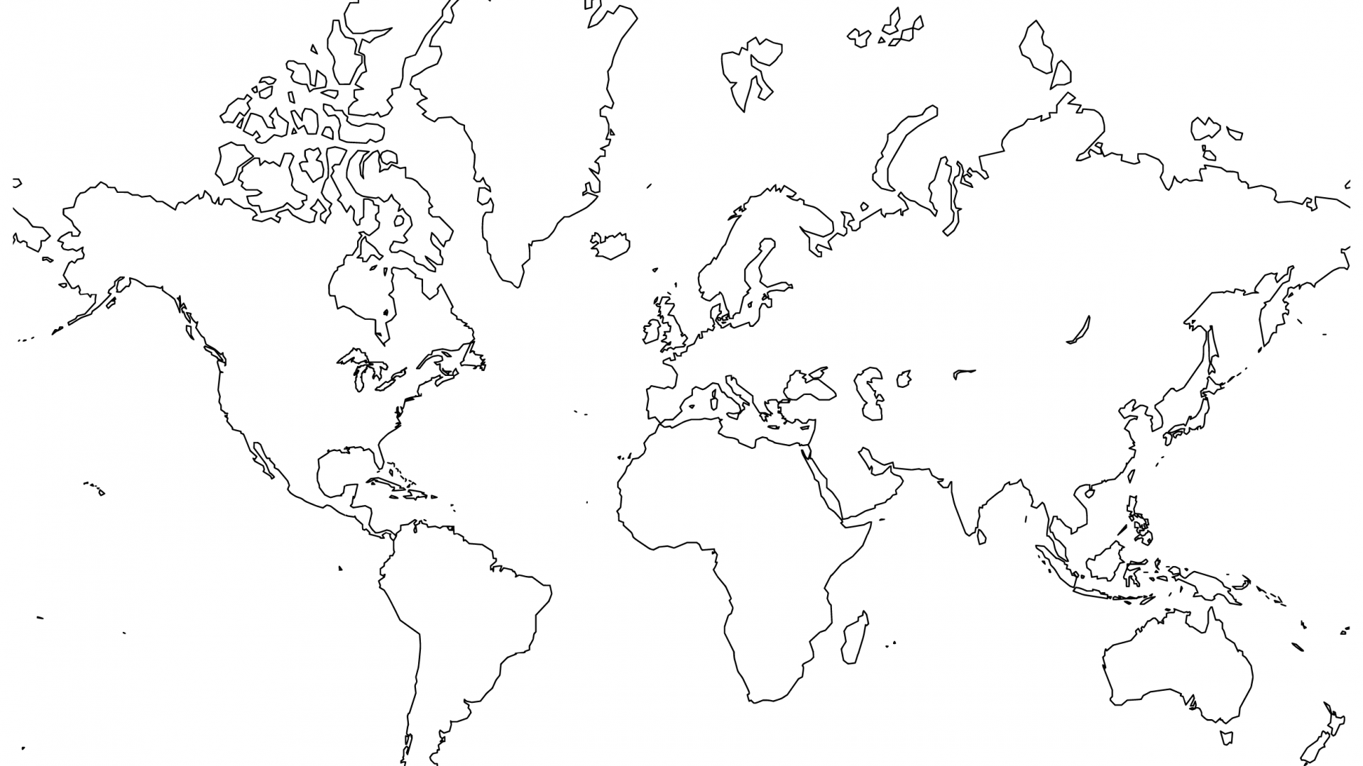 World Map Coloring Pages To Download And Print With Globe Free 1920x1080 World Map Coloring Pages To Download And Print With Globe Free