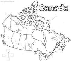 Map Of Canada Colouring Page at GetColorings.com | Free printable ...