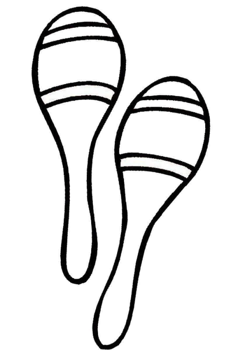 795x1200 Simplified Maracas Coloring Pages Crammed 1188