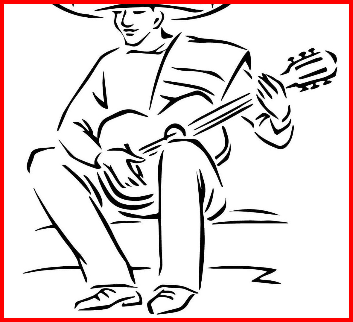 1180x1076 The Best Music Coloring Pages Printable Books Picture Of Maracas