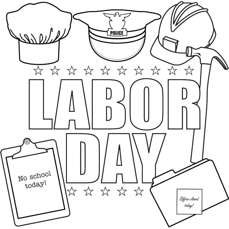 736x735 Or Happy Labor Day Beach Coloring Pages Labor Day 2015 Coloring