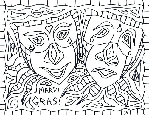 Mardi Gras Mask Printable Coloring Pages Masks Coloring Pages 500x386 Mardi Gras Mask Printable Coloring Pages Masks Coloring Pages