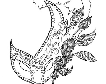 Masks Coloring Pages For Adults Cure Draw Page Mardi Gras Adult 340x270 Masks Coloring Pages For Adults Cure Draw Page Mardi Gras Adult
