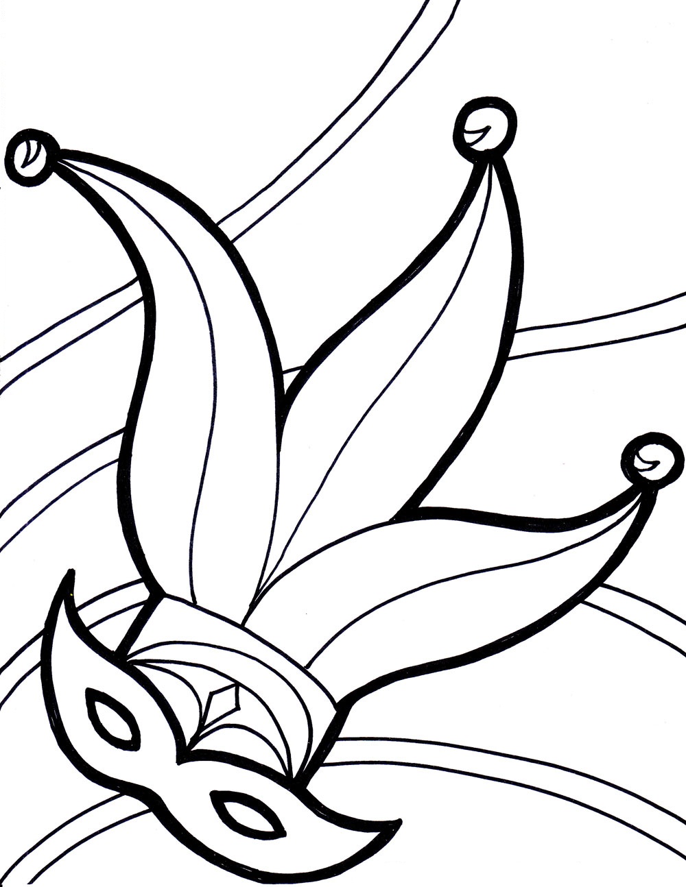 Free Printable Mardi Gras Coloring Pages For Kids 1000x1294 Free Printable Mardi Gras Coloring Pages For Kids