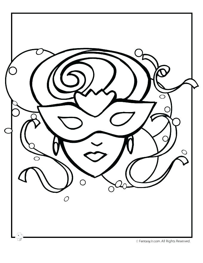 Mardi Gras Mask Printable Coloring Pages Mask Coloring Page Free 680x880 Mardi Gras Mask Printable Coloring Pages Mask Coloring Page Free