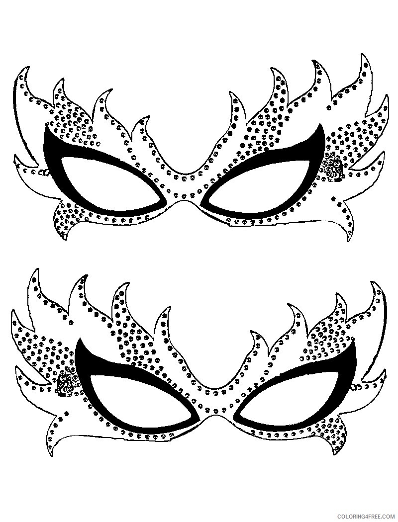 Printable Mardi Gras Coloring Pages To Print Coloring4free 800x1050 Printable Mardi Gras Coloring Pages To Print Coloring4free