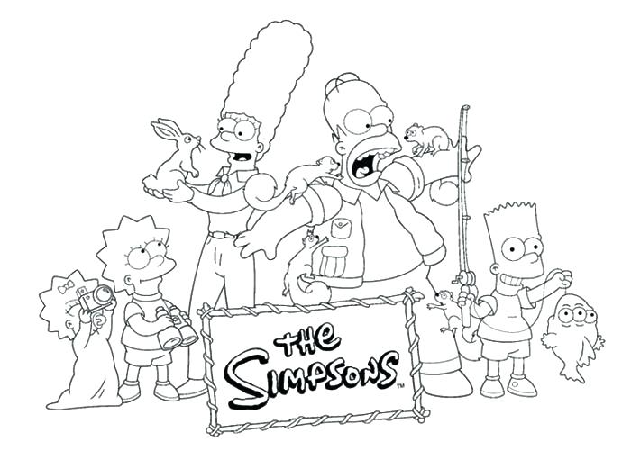 Simpsons Coloring Pages The Coloring Book As Well As Special 700x500 Simpsons Coloring Pages The Coloring Book As Well As Special
