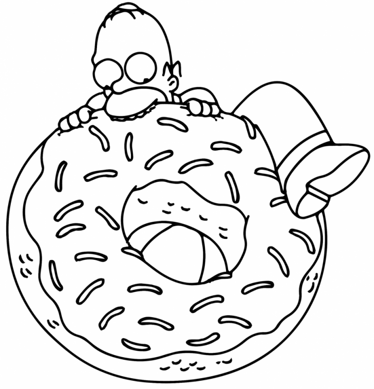 Simpsons Coloring Pages The Simpsons Coloring Pages Coloringsuite 768x798 Simpsons Coloring Pages The Simpsons Coloring Pages Coloringsuite