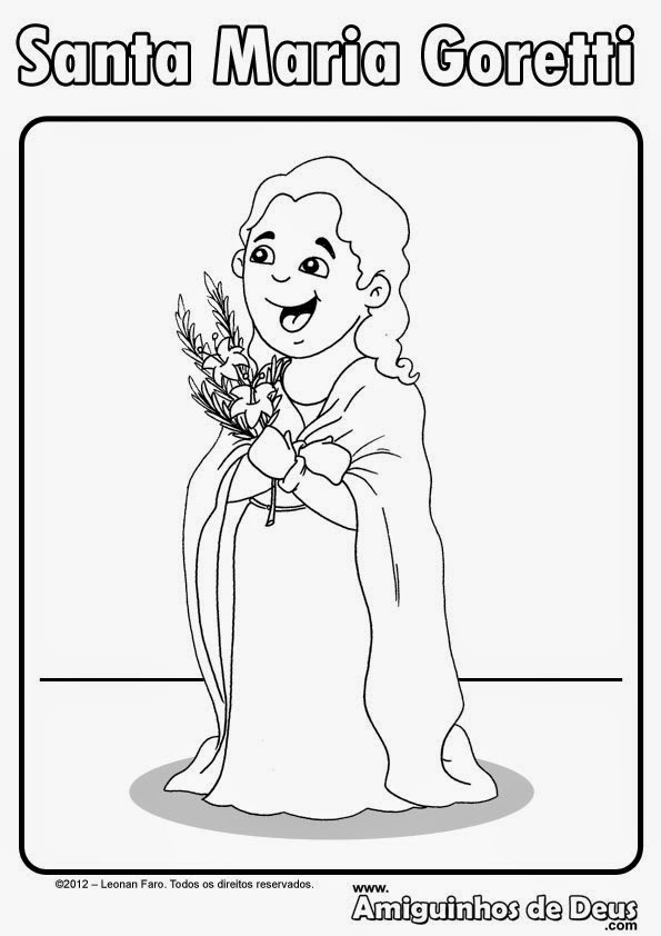 595x842 Little Catholic Home Amp School Feast Day Of St. Maria Goretti