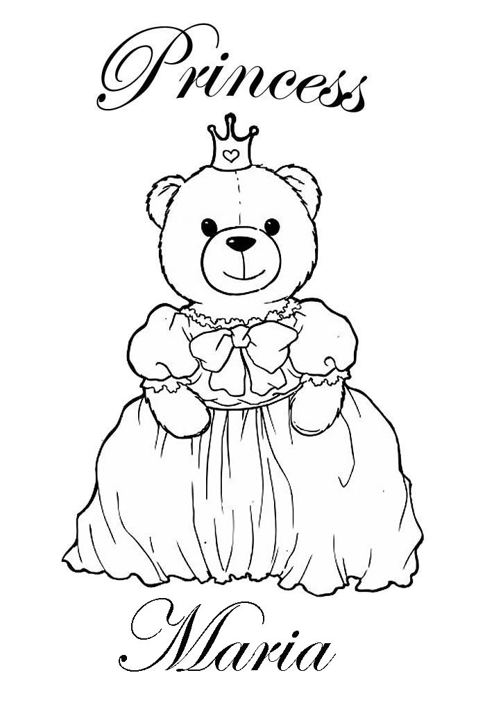 699x1032 Princess Coloring Pages