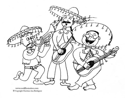 400x314 Crod Artblog Color Me Cinco De Mayo Mariachi Band